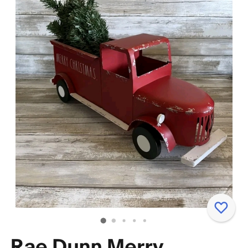 Rae dunn christmas truck